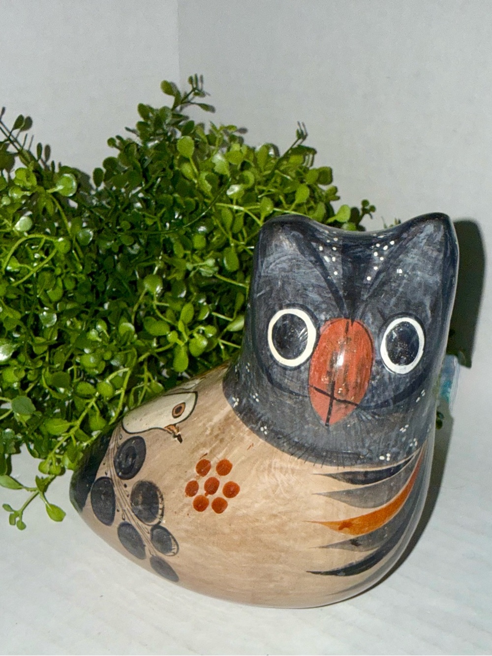 Ceramic , Tonalá pottery owl, Mexican folk art